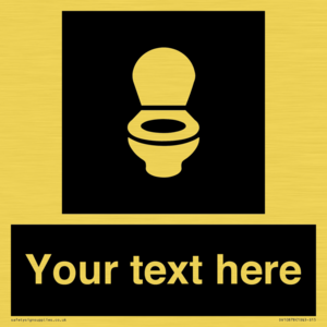 Custom information: black panel wc toilet